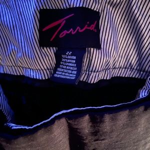 Torrid plus size 22 black dress Pants